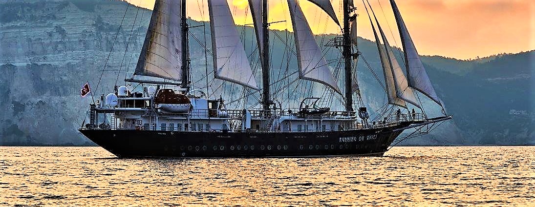 RUNNING ON WAVES Sailing Yacht
